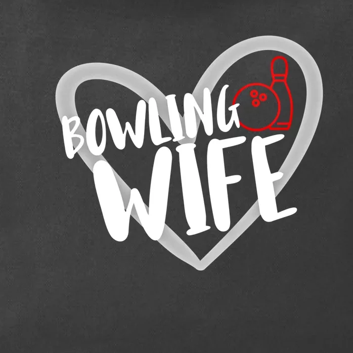 Bowling Wife Funny Bowler Bowling Gift Zip Tote Bag