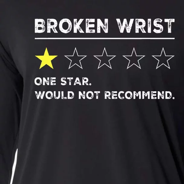 Broken Wrist Funny Get Well Soon Gag Recovery Cooling Performance Long Sleeve Crew