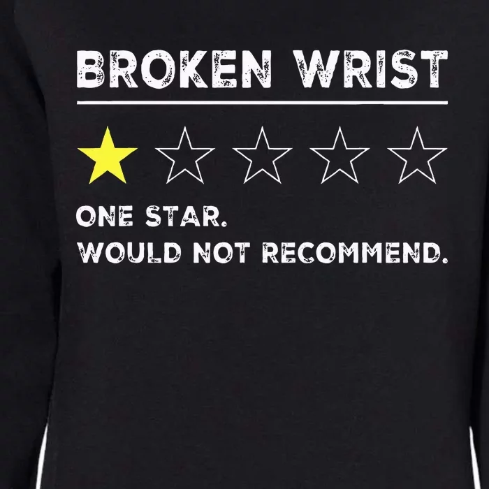 Broken Wrist Funny Get Well Soon Gag Recovery Womens California Wash Sweatshirt