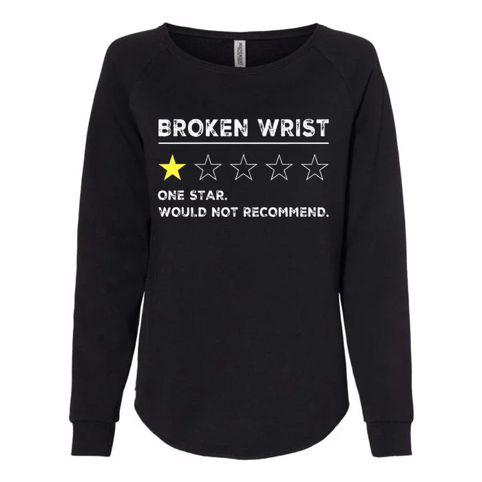 Broken Wrist Funny Get Well Soon Gag Recovery Womens California Wash Sweatshirt