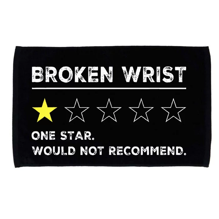 Broken Wrist Funny Get Well Soon Gag Recovery Microfiber Hand Towel