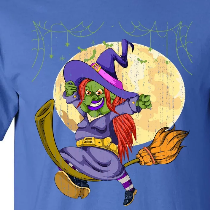 Broomstick Witchcraft Full Moon Halloween Party Spooky Witch Great Gift Tall T-Shirt