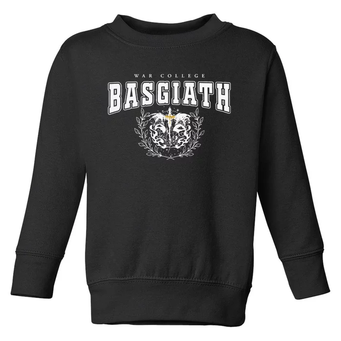 Basgiath War Fourth Wing Dragon Rider Toddler Sweatshirt