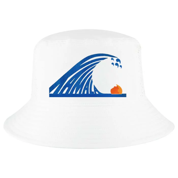 Blue Wave For Kamala Harris Trump Cool Comfort Performance Bucket Hat