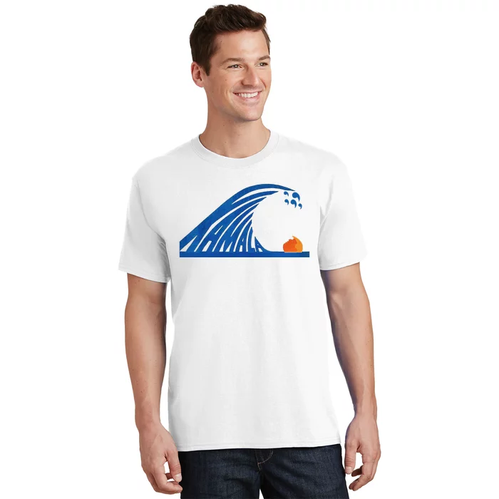 Blue Wave For Kamala Harris Trump T-Shirt