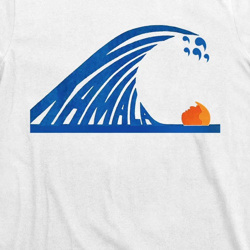 Blue Wave For Kamala Harris Trump T-Shirt