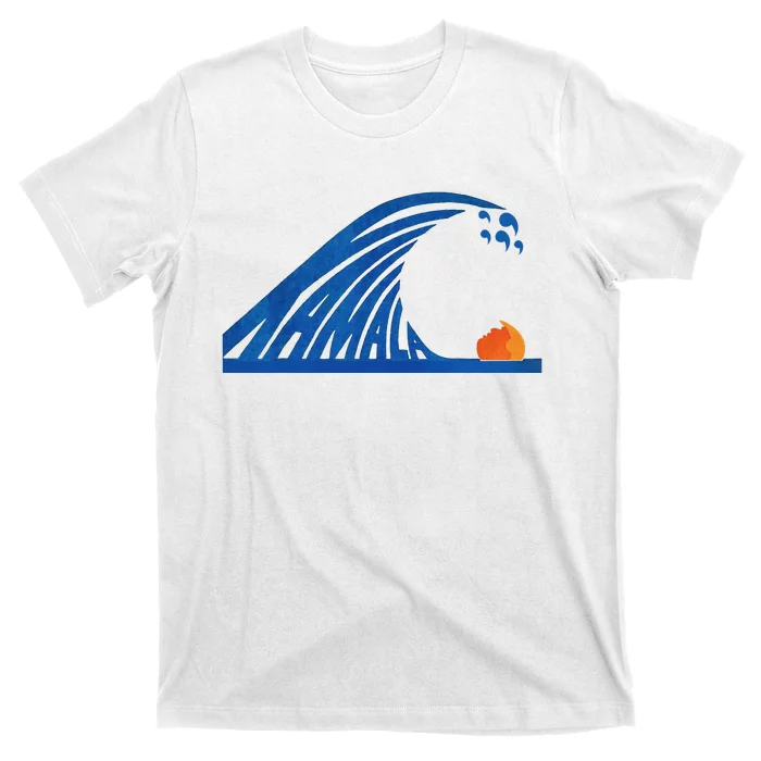 Blue Wave For Kamala Harris Trump T-Shirt