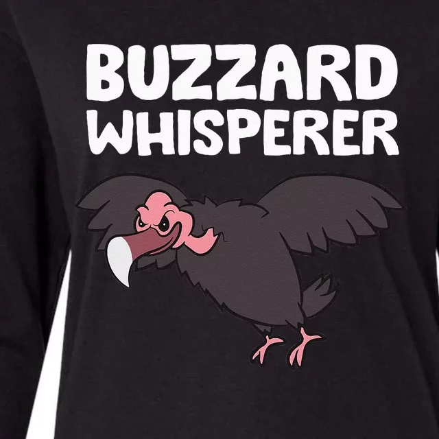 Buzzard Whisperer Funny Turkey Vulture Womens Cotton Relaxed Long Sleeve T-Shirt