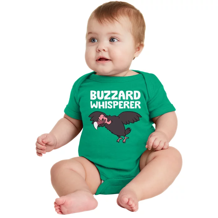 Buzzard Whisperer Funny Turkey Vulture Baby Bodysuit