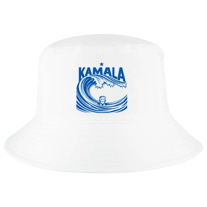 Blue Wave For Kamala Harris Trump Funny Cool Comfort Performance Bucket Hat