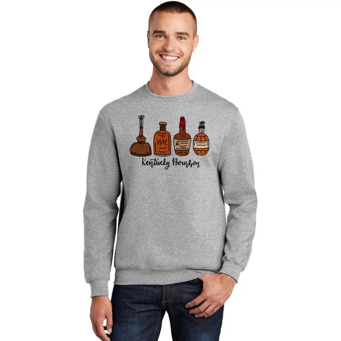 Bourbon Whiskey Favorite Bourbons Distillery Tall Sweatshirt