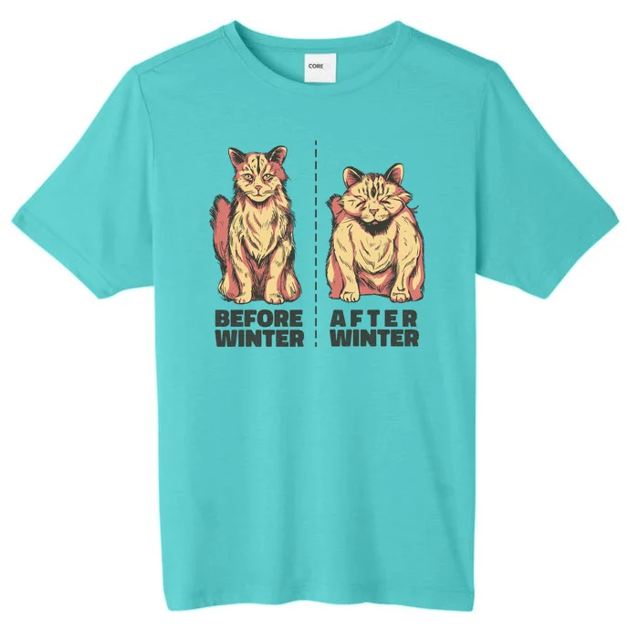 Before Winter Funny Cat ChromaSoft Performance T-Shirt