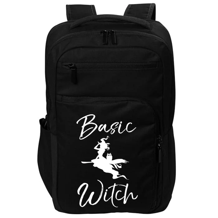 Basic Witch Funny Halloween Party Costume Gift Impact Tech Backpack