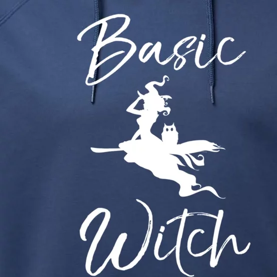 Basic Witch Funny Halloween Party Costume Gift Performance Fleece Hoodie