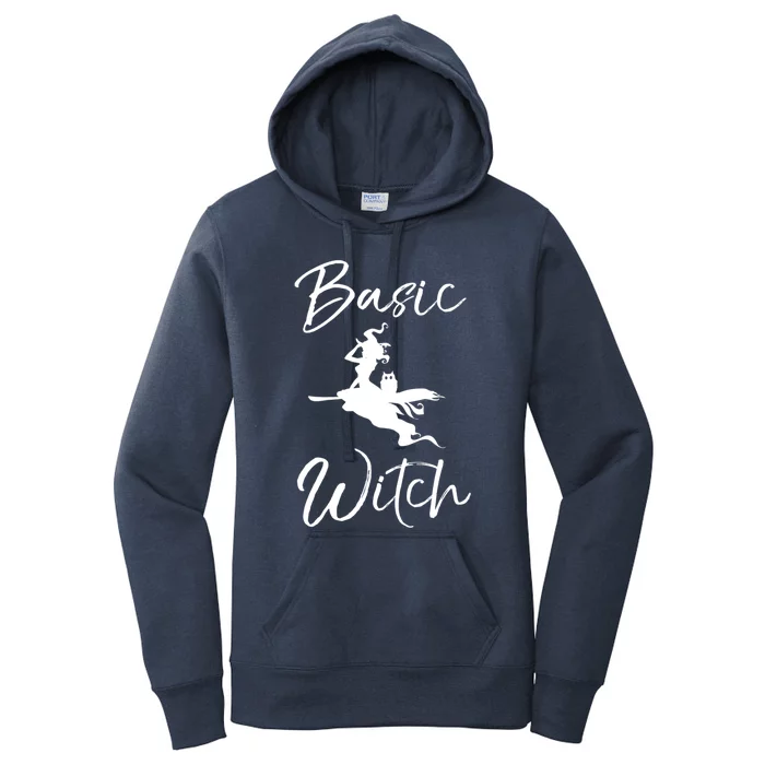 Basic Witch Funny Halloween Party Costume Gift Women's Pullover Hoodie