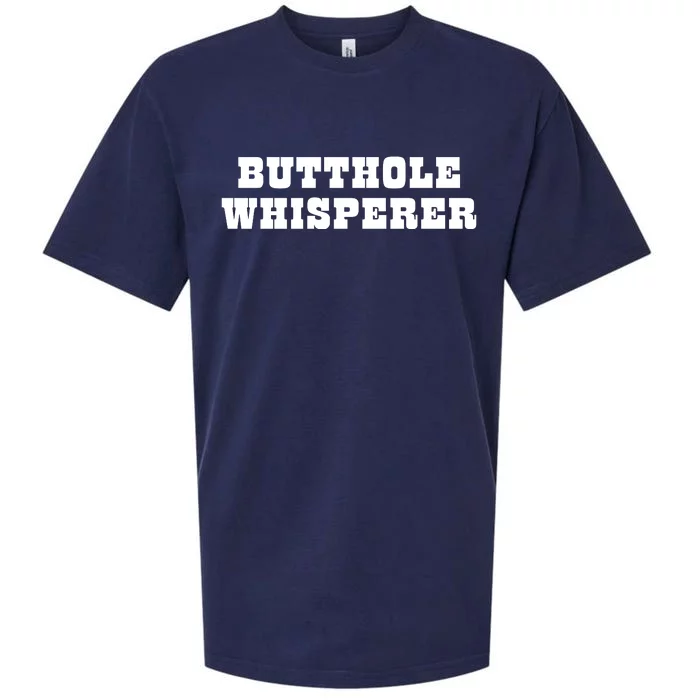 Butthole Whisperer Funny Jokes Sarcastic Sueded Cloud Jersey T-Shirt