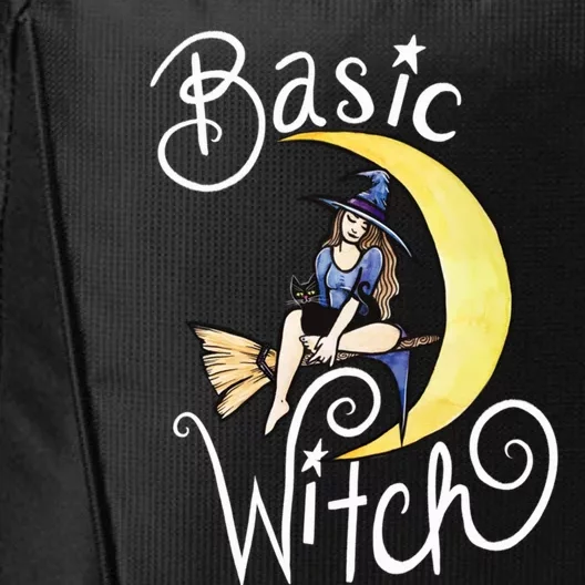 Basic Witch Funny Moon Witch Gift City Backpack