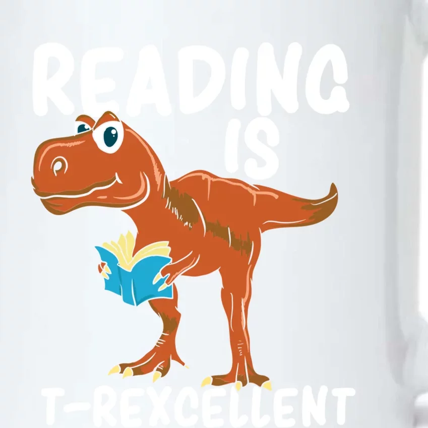 Book Worm Gift For A TRex Loving Book Nerd Gift Black Color Changing Mug