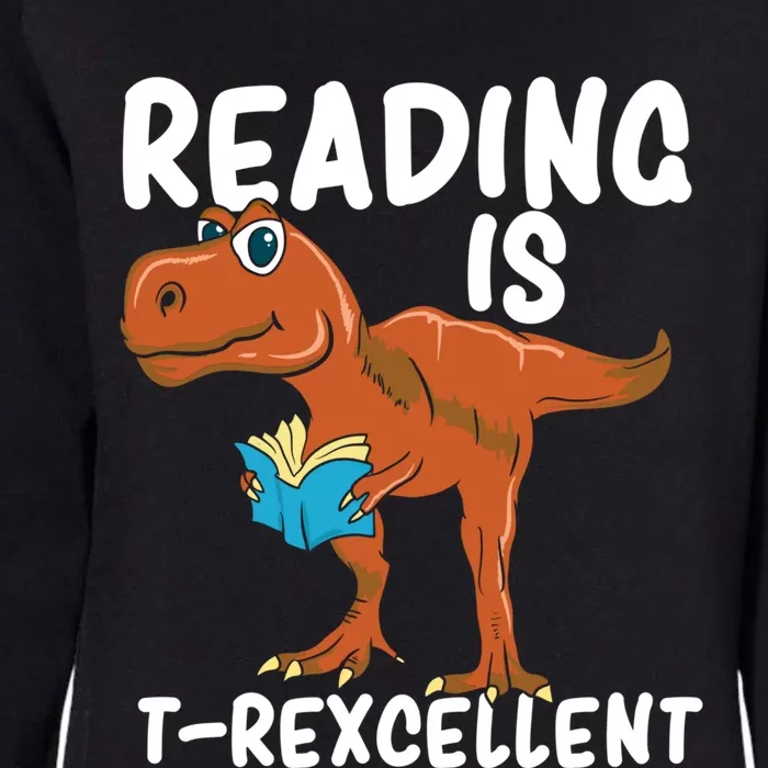 Book Worm Gift For A TRex Loving Book Nerd Gift Womens California Wash Sweatshirt