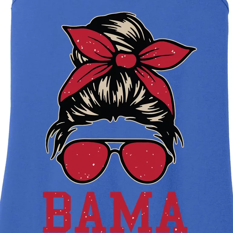 Bama Women Girl Mom Messy Bun Hair Ladies Essential Tank