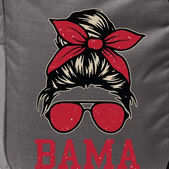 Bama Women Girl Mom Messy Bun Hair Impact Tech Backpack