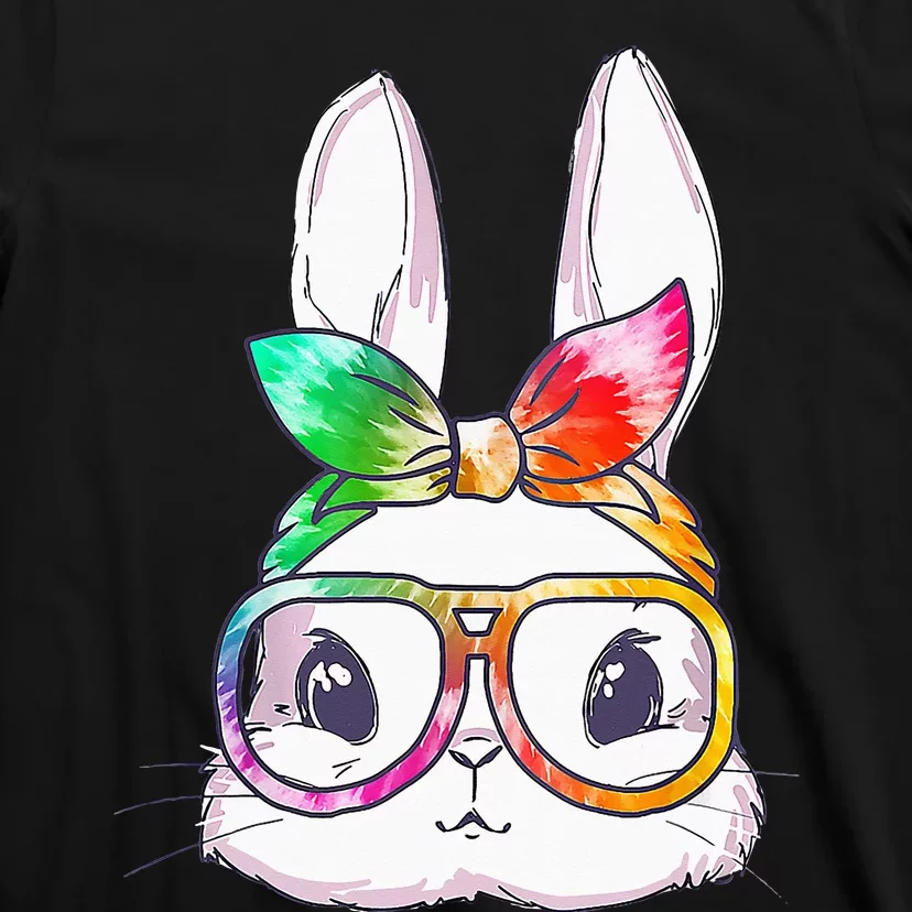 Bunny With Glasses rabbit Happy Easter Day T-Shirt