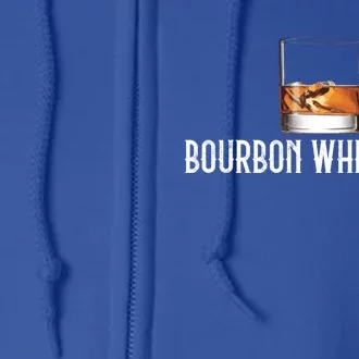 Bourbon Whisperer Gift Funny Whiskey Design With Sayings Cute Gift Full Zip Hoodie