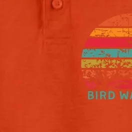 Bird Watcher Gift Birding Bird Watching Dry Zone Grid Performance Polo