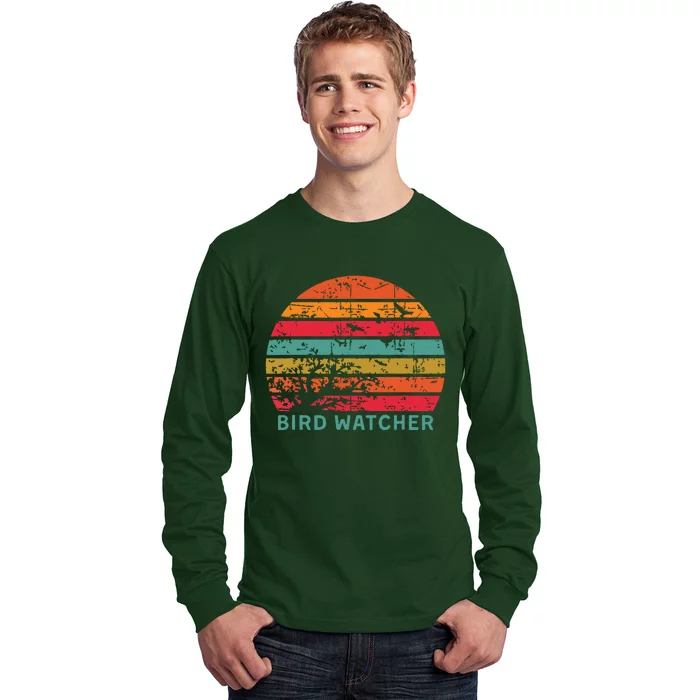 Bird Watcher Gift Birding Bird Watching Long Sleeve Shirt