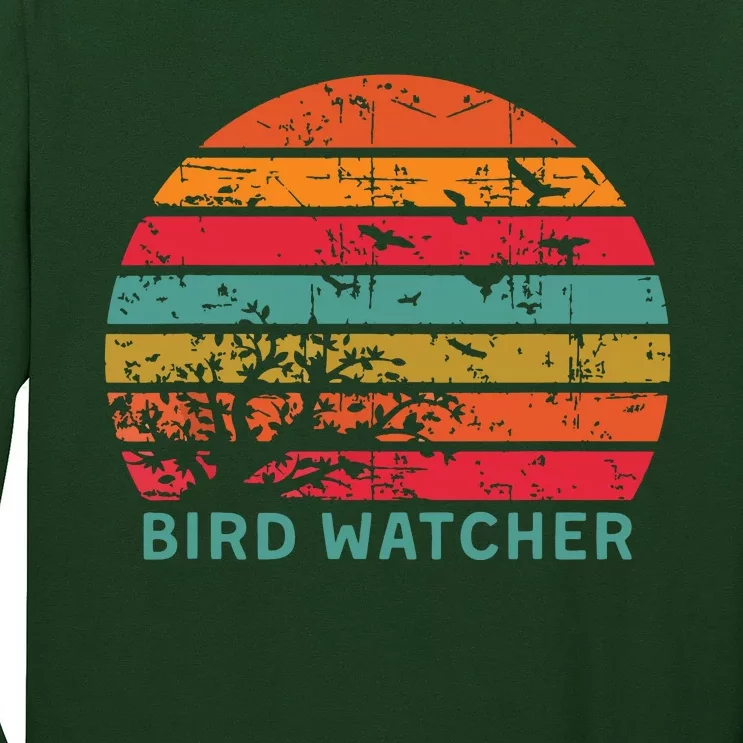 Bird Watcher Gift Birding Bird Watching Long Sleeve Shirt