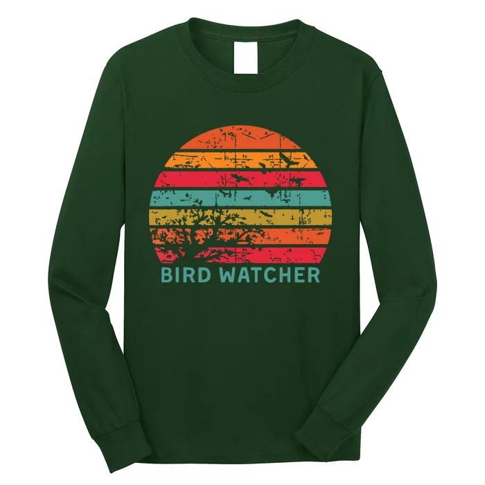 Bird Watcher Gift Birding Bird Watching Long Sleeve Shirt