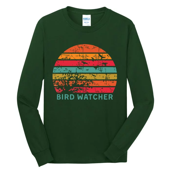 Bird Watcher Gift Birding Bird Watching Tall Long Sleeve T-Shirt