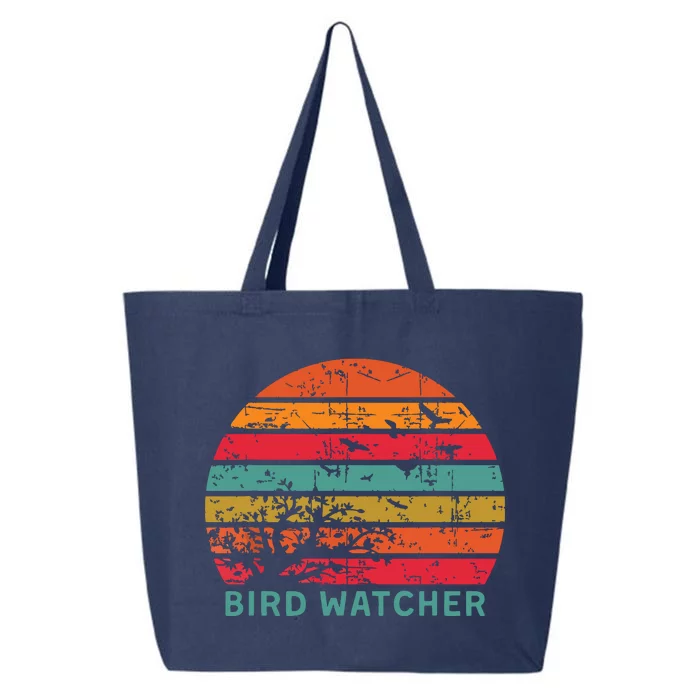 Bird Watcher Gift Birding Bird Watching 25L Jumbo Tote