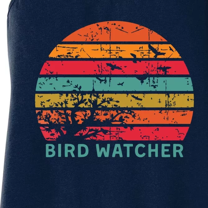 Bird Watcher Gift Birding Bird Watching Women's Racerback Tank