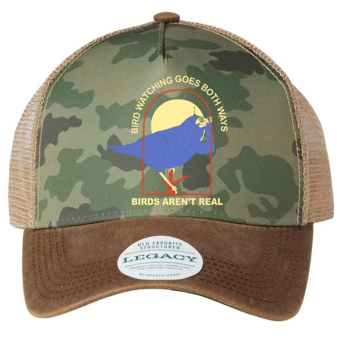 Bird Watching Goes Both Ways Birds Aren't Real Legacy Tie Dye Trucker Hat