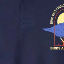 Bird Watching Goes Both Ways Birds Aren't Real Softstyle Adult Sport Polo