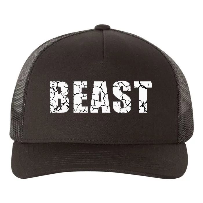 Beast Workout Gym Sport Mode Trendy Cool Looking Yupoong Adult 5-Panel Trucker Hat