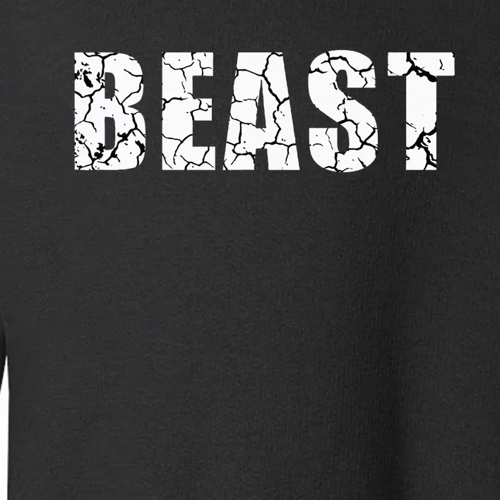 Beast Workout Gym Sport Mode Trendy Cool Looking Toddler Sweatshirt