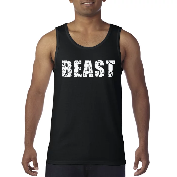 Beast Workout Gym Sport Mode Trendy Cool Looking Tank Top