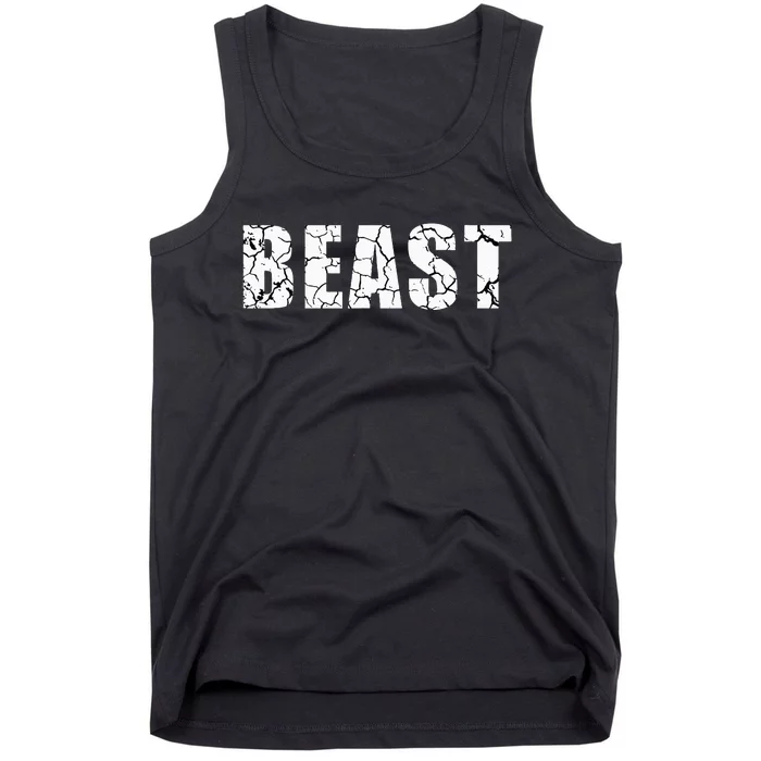 Beast Workout Gym Sport Mode Trendy Cool Looking Tank Top