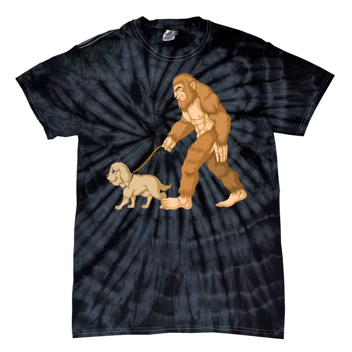 Bigfoot Walk Goldendoodle Tie-Dye T-Shirt