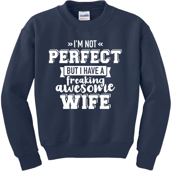 Best Wife Gift For Husband Valentines Day Kids Sweatshirt