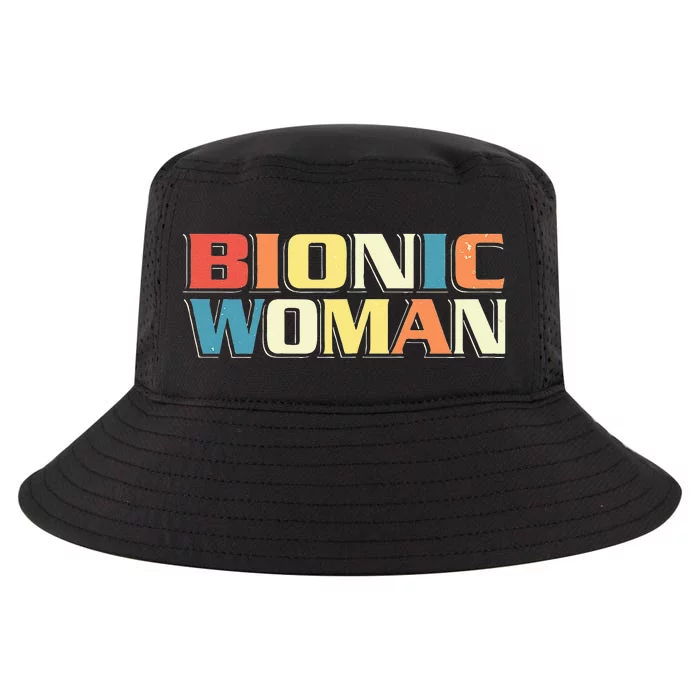 Bionic Woman Get Well Hip Replacement Surgery Recovery Cool Comfort Performance Bucket Hat