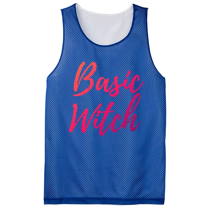 Basic Witch Gift Mesh Reversible Basketball Jersey Tank