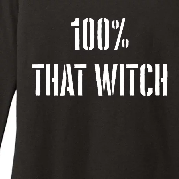 Basic Witch Gift Womens CVC Long Sleeve Shirt