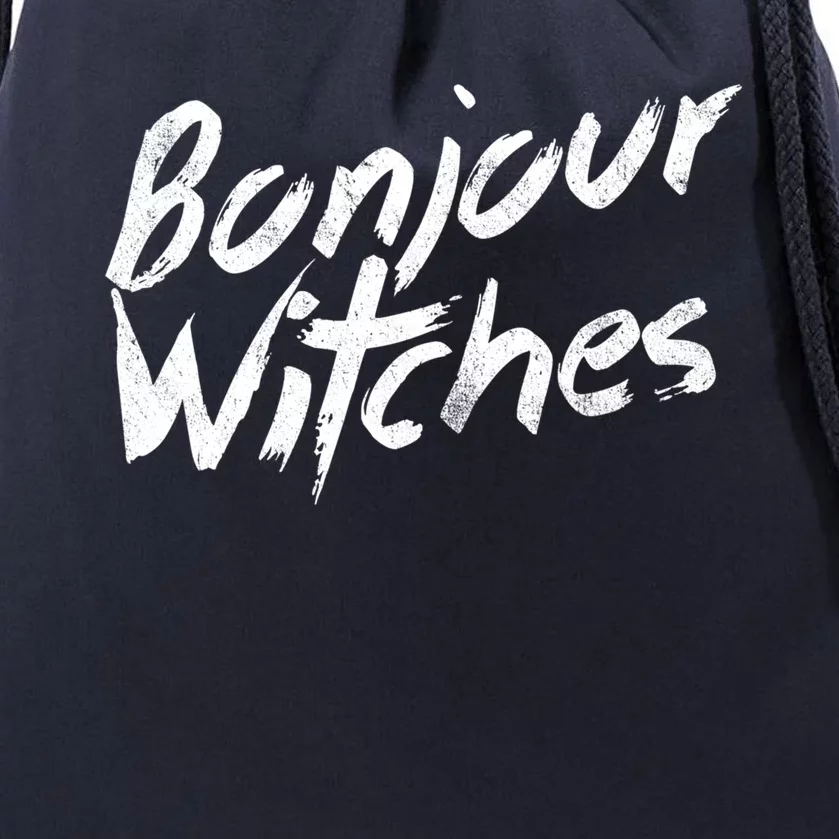 Bonjour Witches Gift Drawstring Bag