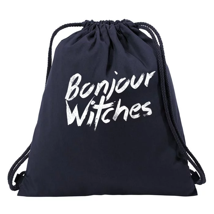 Bonjour Witches Gift Drawstring Bag