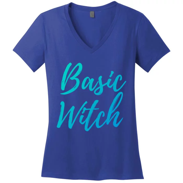 Basic Witch Gift Women's V-Neck T-Shirt