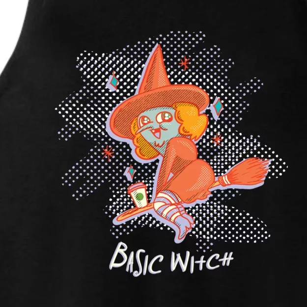 Basic Witch Gift Ladies Tri-Blend Wicking Tank