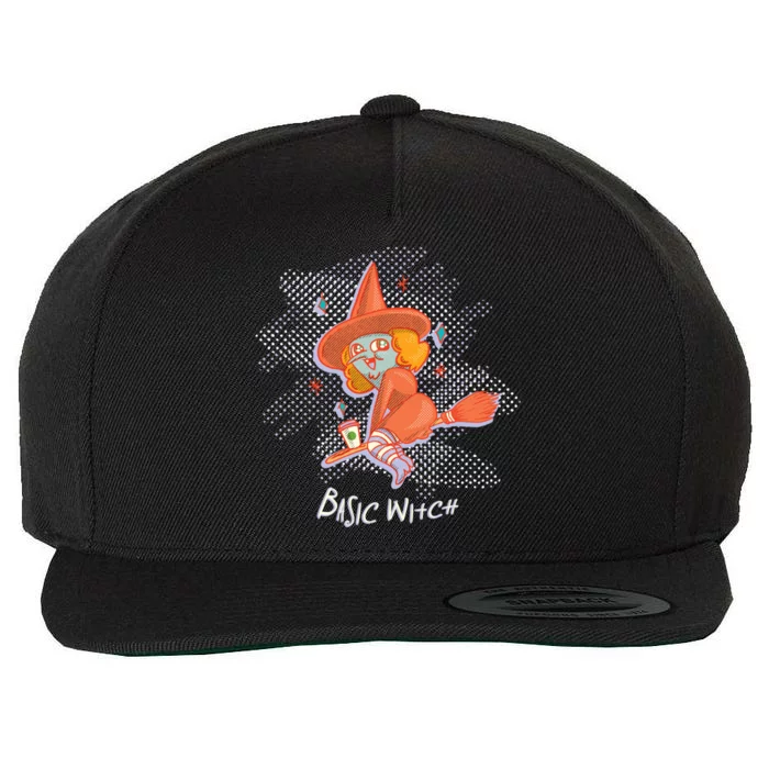 Basic Witch Gift Wool Snapback Cap